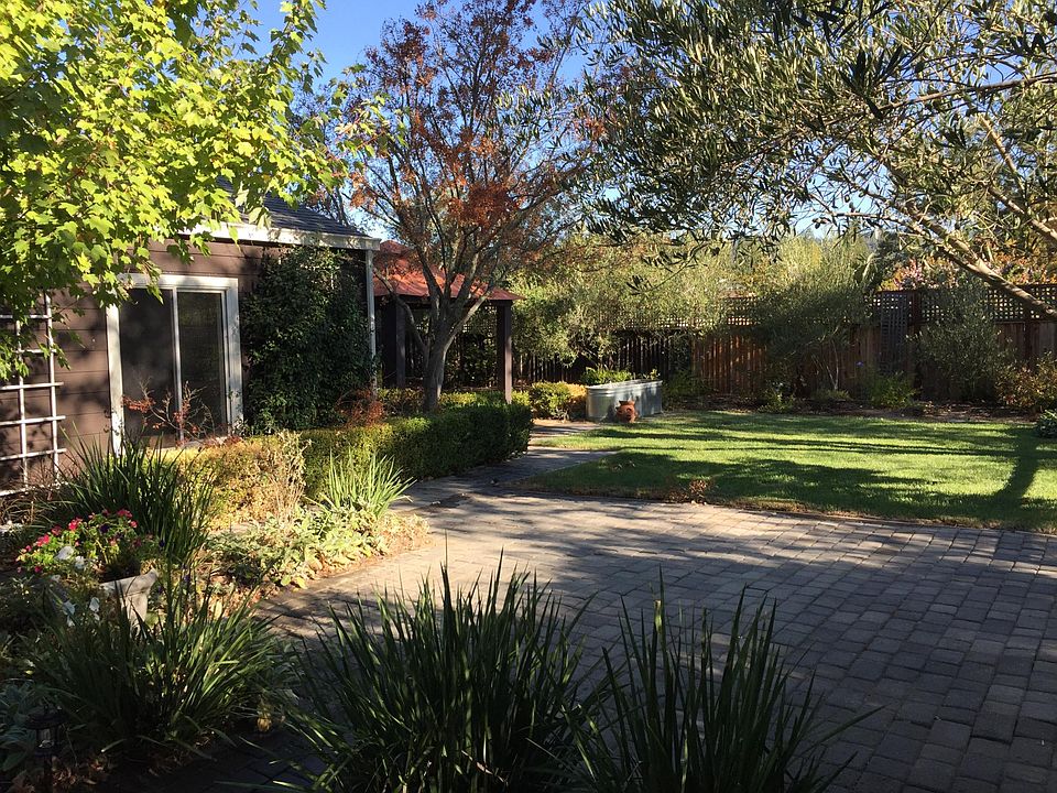 Ample backyard set in tranquil neighborhood