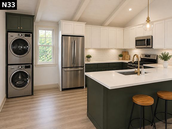 Under construction; photo is rendered using the materials selected for the remodel