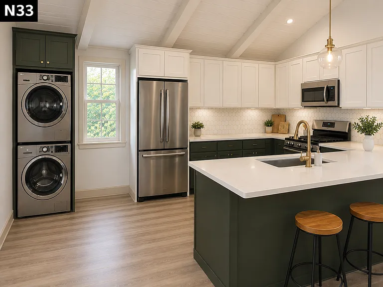 Under construction; photo is rendered using the materials selected for the remodel