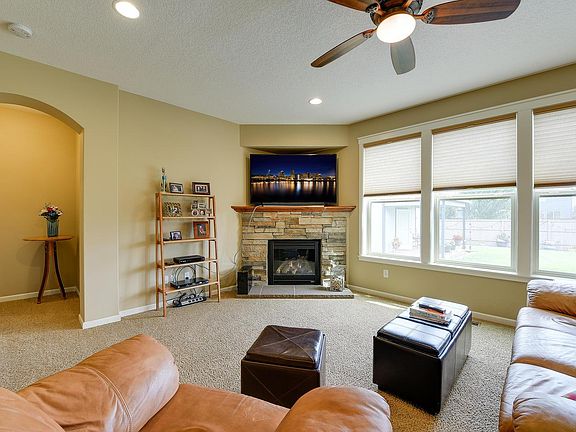 Living Room with Fireplace 