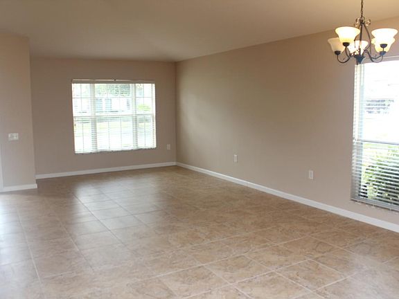 Living room and dining room