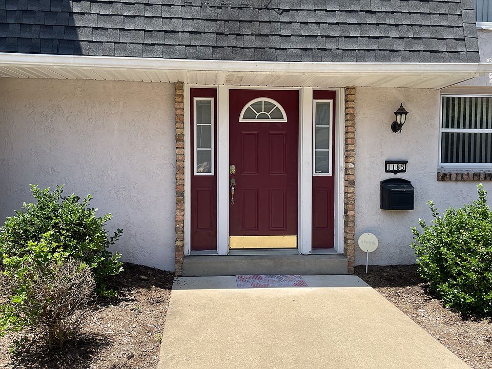 front entrance to unit
