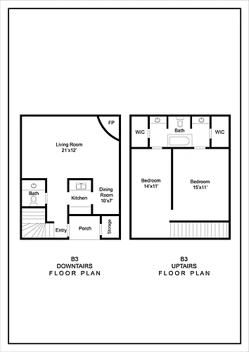 Floor plan B3