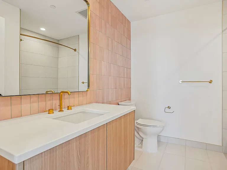 Modern fixtures in our bathrooms