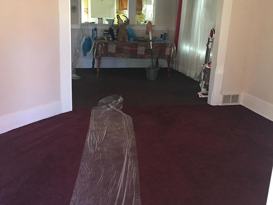 Inside front door looking into dining room