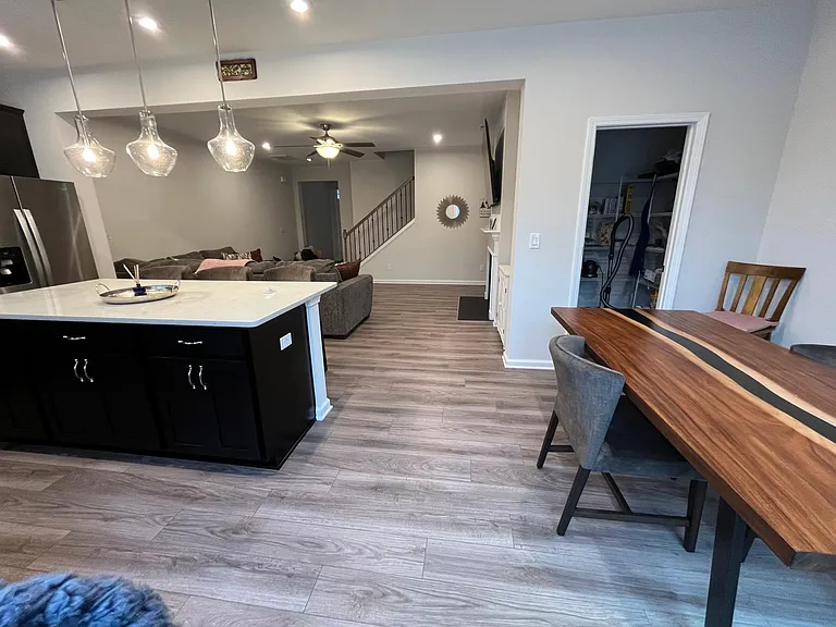 Open Kitchen and Dining area