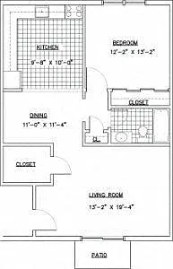 Floor plan 1 Bed 1 Bath