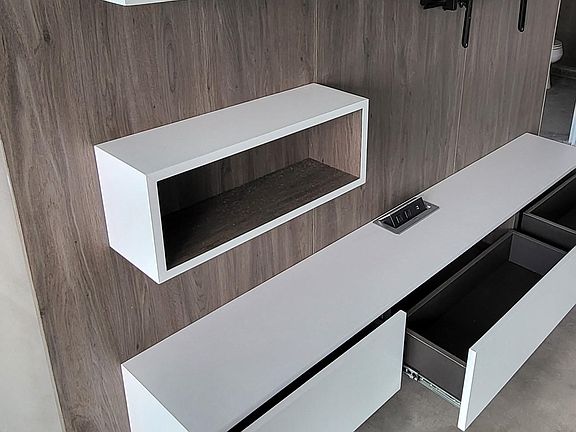 TV unit with a 65" Intelligent TV