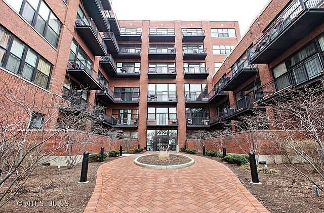 FRONT COURTYARD OF BUILDING.