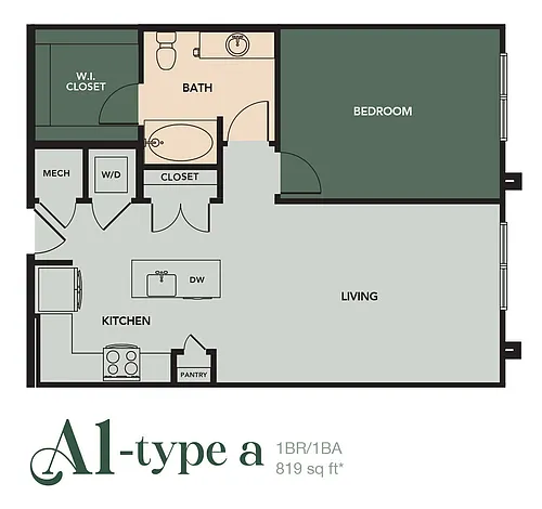 Floor plan A1A