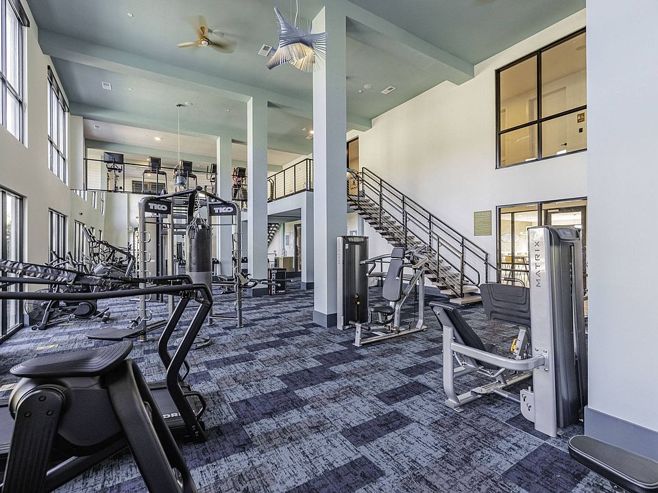 Two-Story Fitness Center with Cardio, Resistance & Free Weights