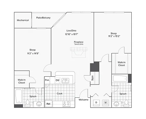Floor plan Chelsea