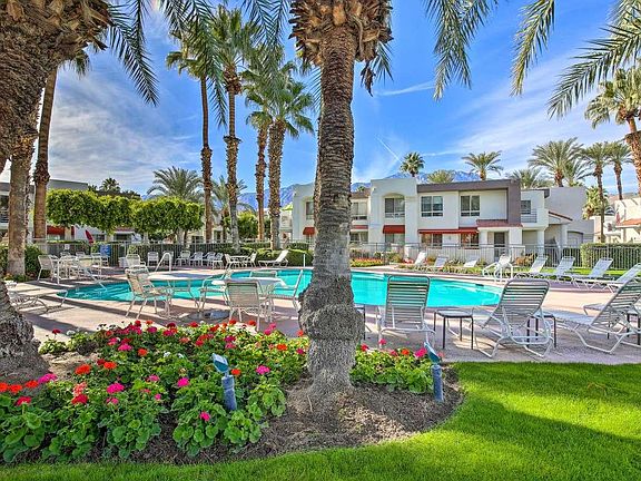 Pool and spa just outside the unit