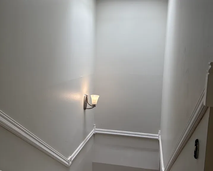 Upstairs landing with skylight