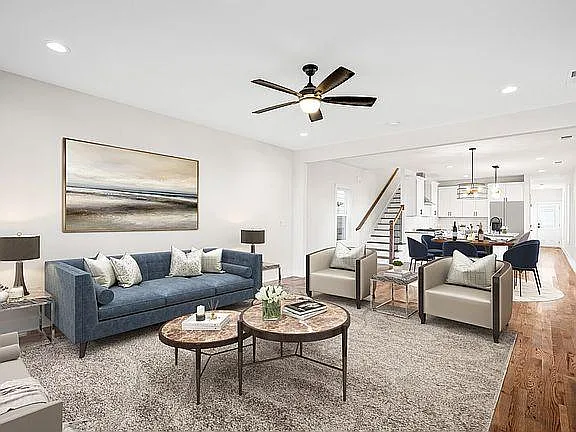 Living Room Staged