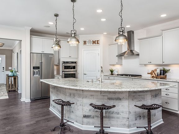 Kitchen with granite countertops