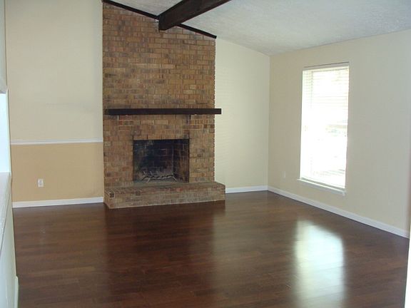 Living room fireplace