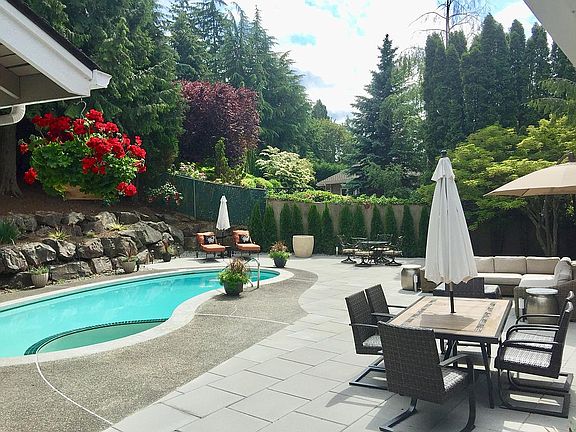Private, serene patio