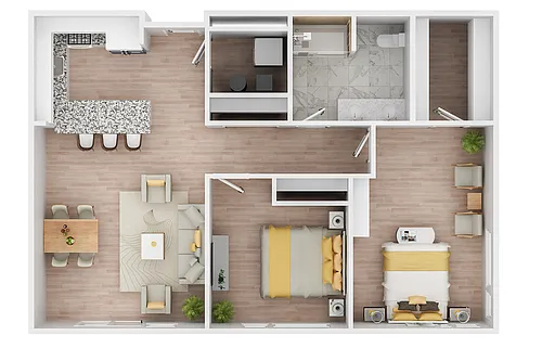 Floor plan Hickory