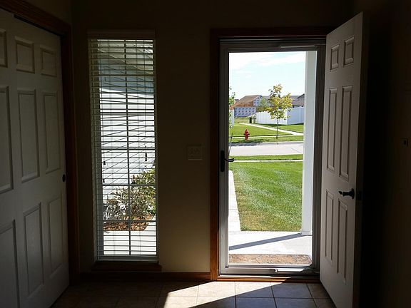 Entry with tiled floor.