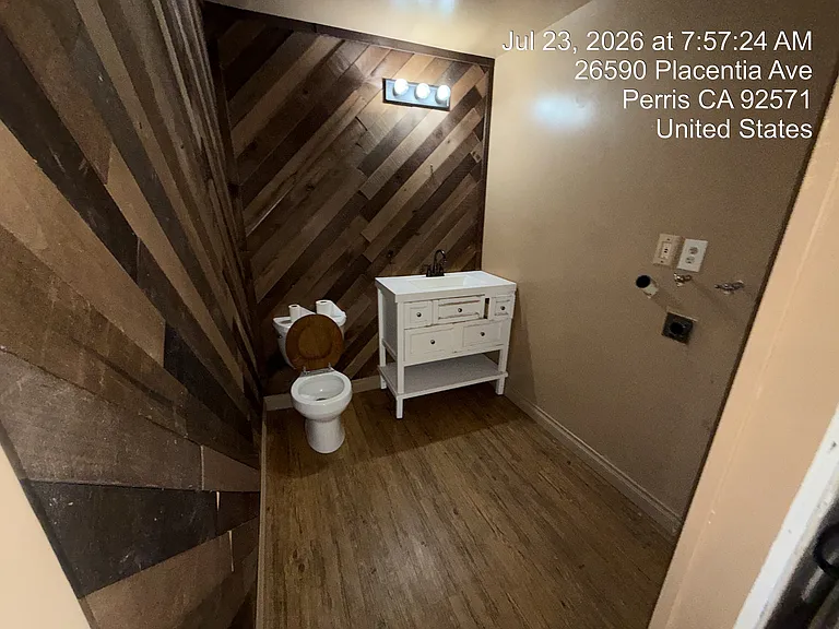 1st floor storage area has 2nd bathroom