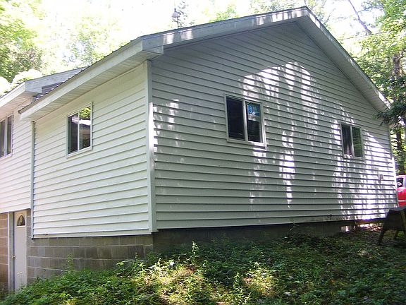 Back of attached garage