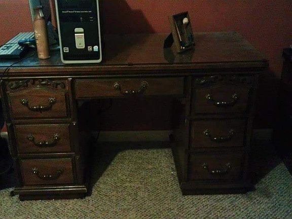 Purple room now burnt orange