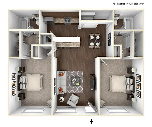 Floor plan 2X2 MAST
