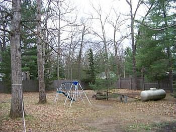 Check out the part of the fenced in back yard.