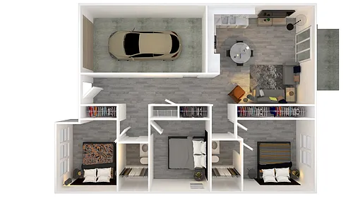 Floor plan Small Ranch