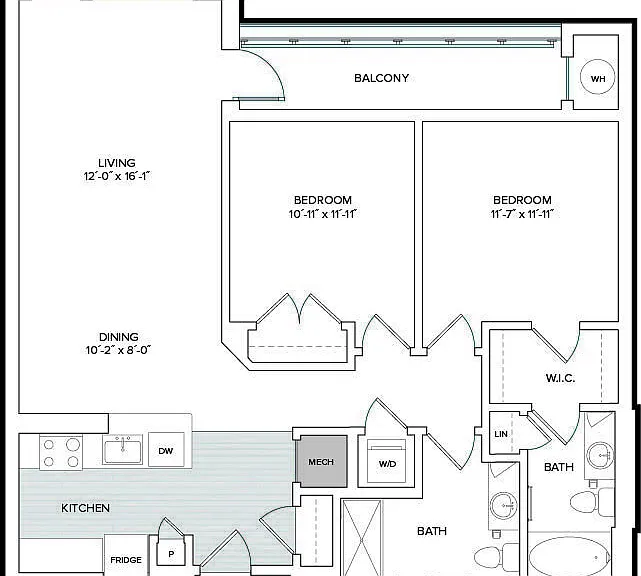 2G/2G.1/2G.2 floor plan Esplanade at National Harbor
