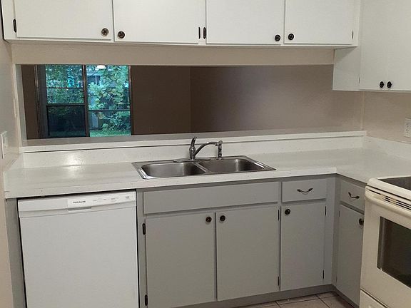 Kitchen looking into living space