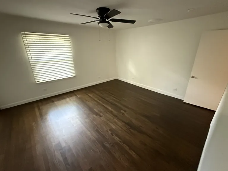 Roomy primary bedroom