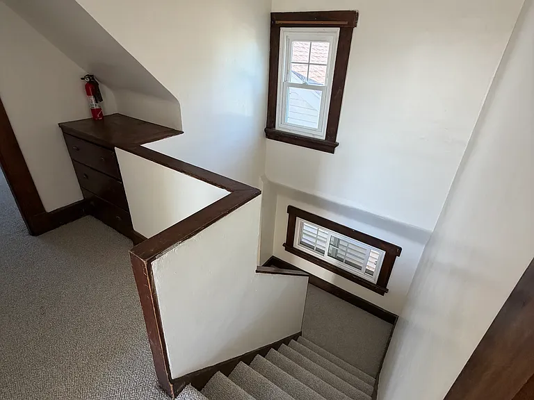 Stairs to third floor