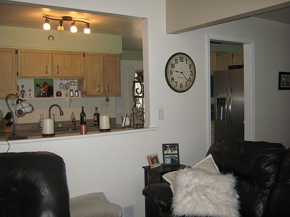 View of pass thru to kitchen