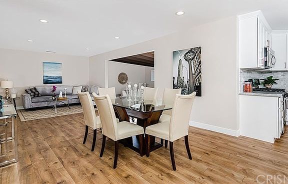 Dining area off kitchen.