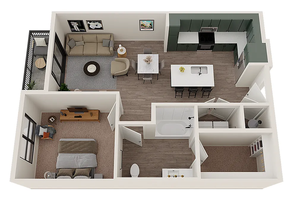 Floor plan A2-HC