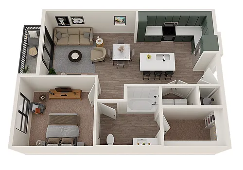 Floor plan A2-HC