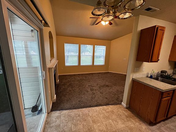View of living from dining room