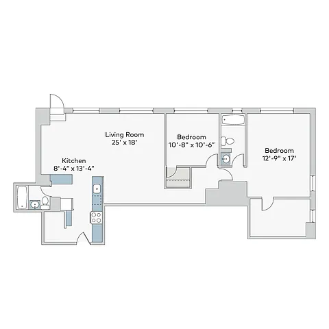 Floor plan mon-2ba