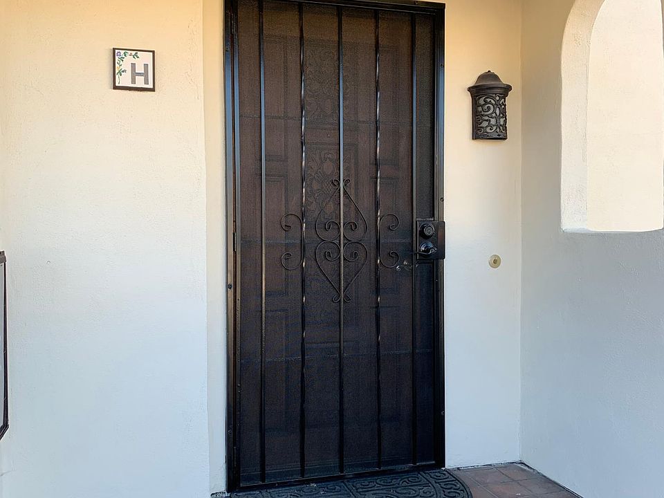 Entryway with security door