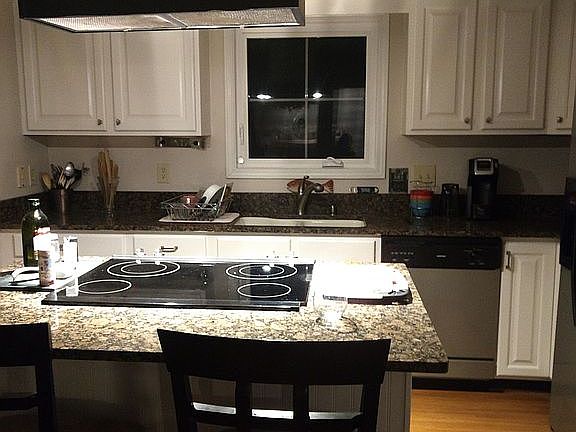 Newly painted cabinets