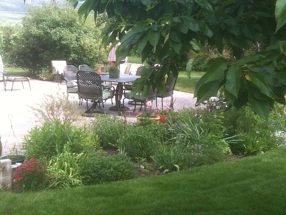 Perennial flower gardens.