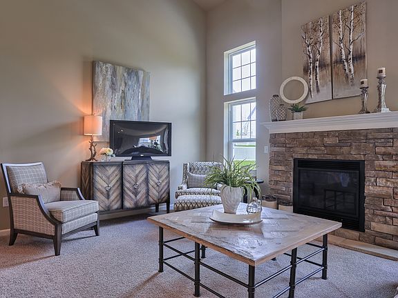 These interior pictures are representative of this model plan