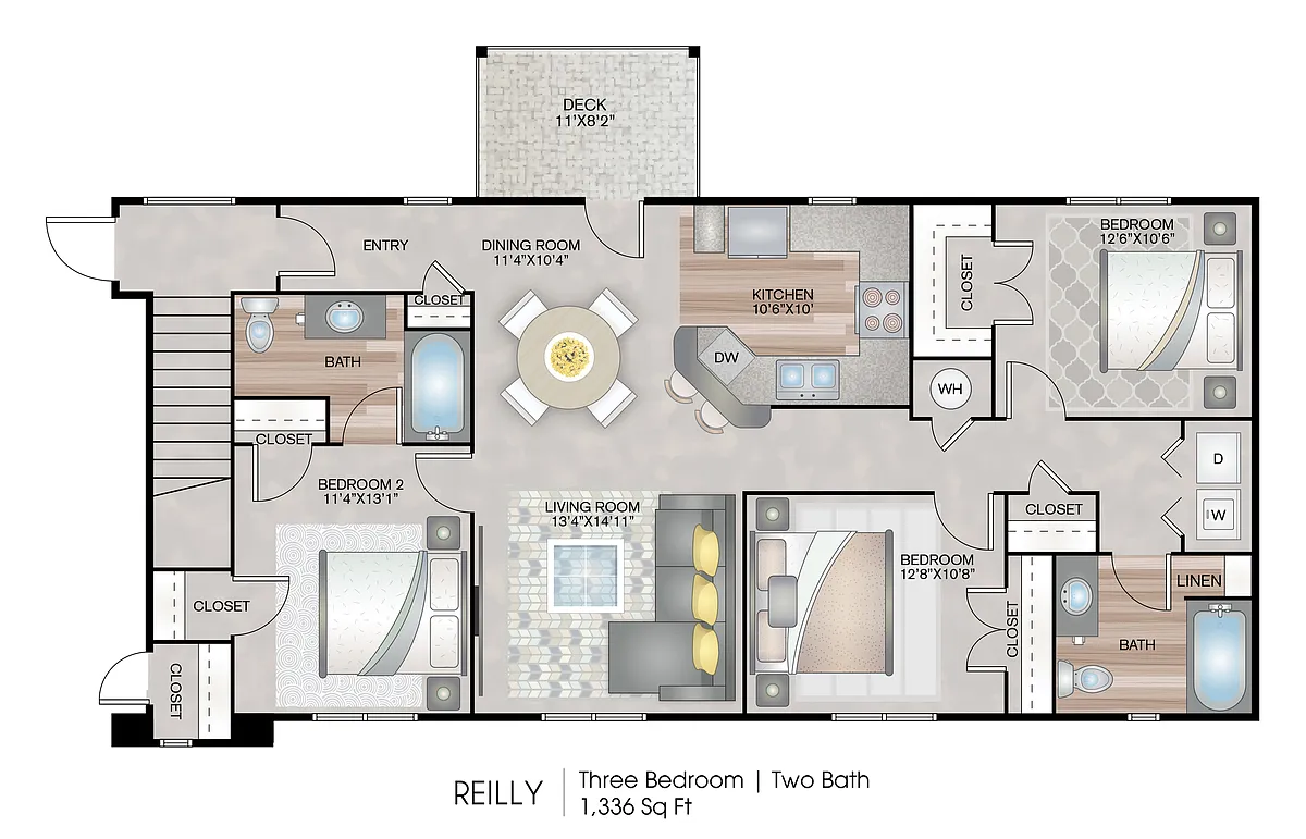 Floor plan Reilly with Garage