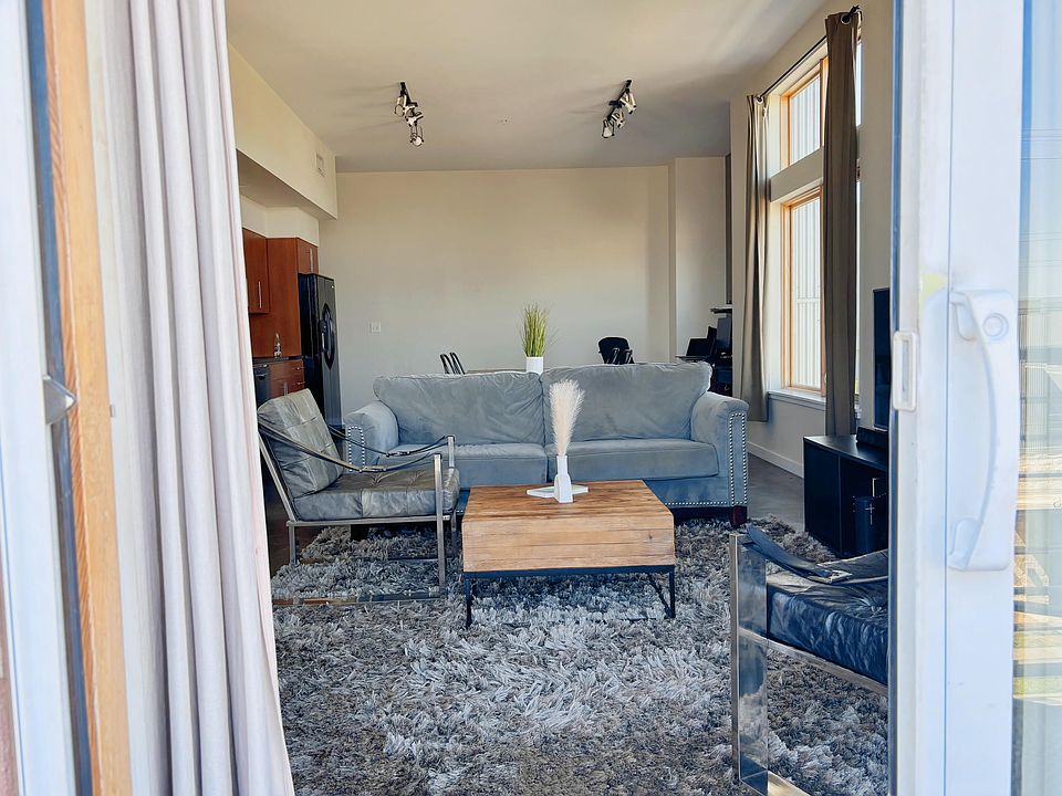 view from balcony looking inside facing West