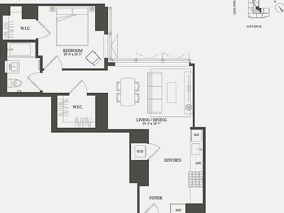 2nd image of 3 Court Sq APT 4606