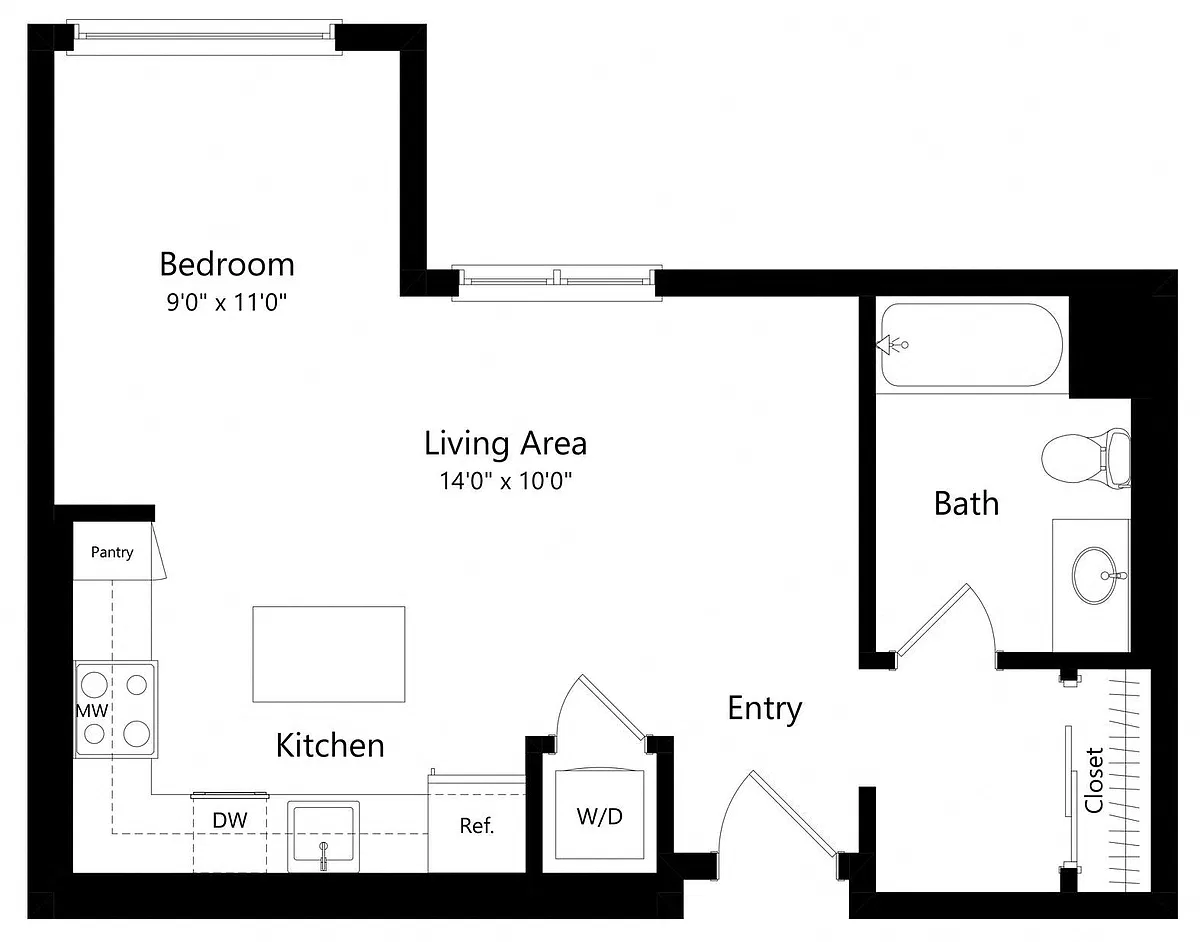 Floor plan ST-3B