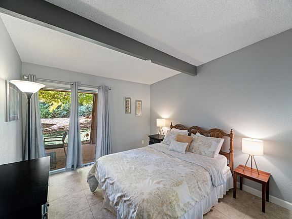 Back Bedroom with Queen Bed and Back patio access