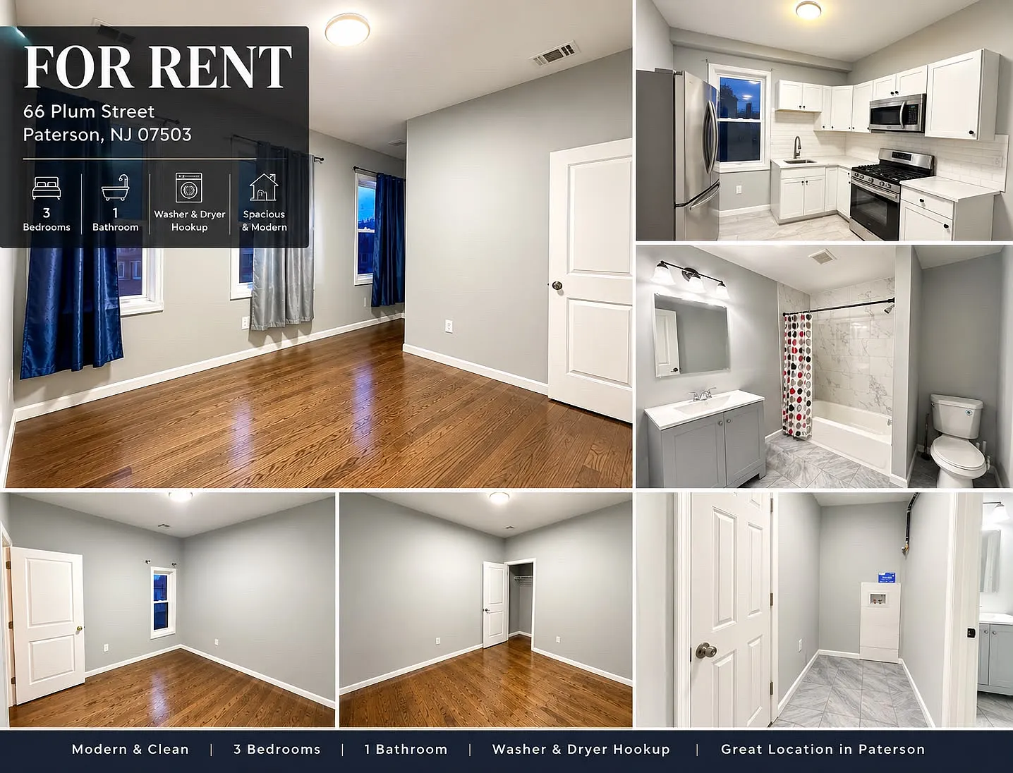 3 bed, 990 sqft, $2,800 — Photo 1